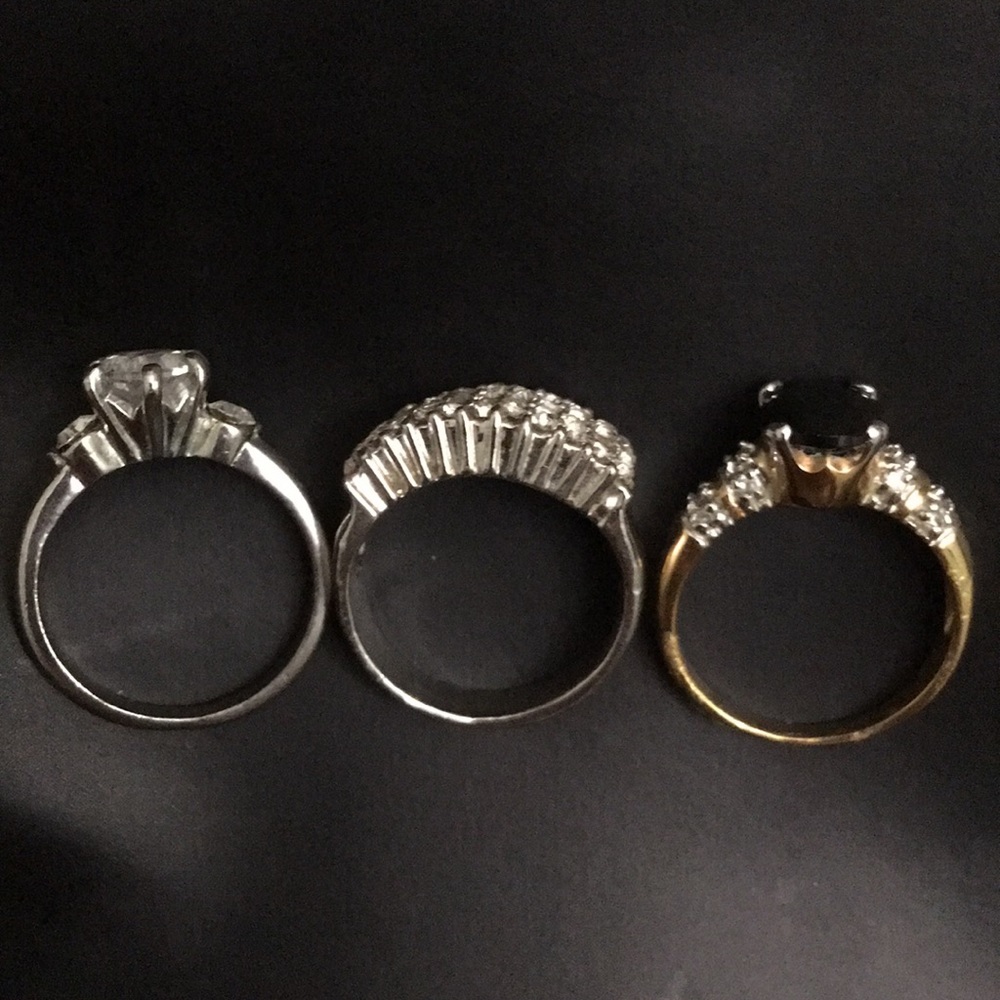 3 diamond rings